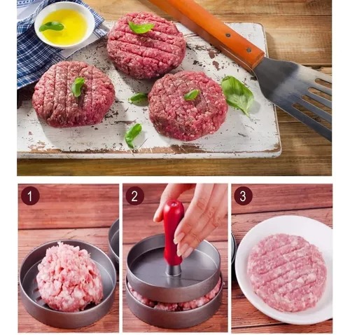 Miniatura 6 de Molde Prensa Para Carne Hamburguesa Coci